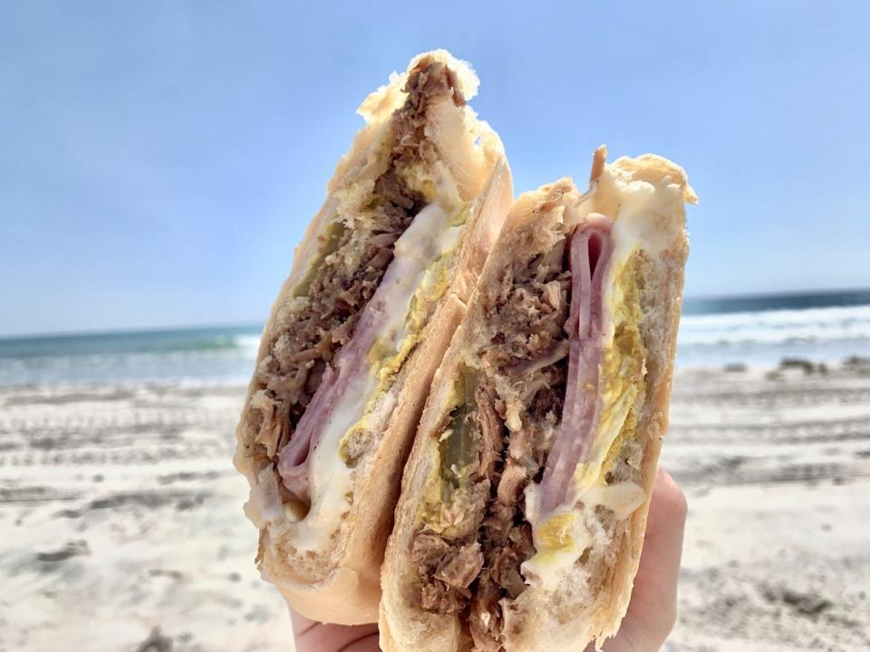 Cuban sandwich from Tres Leches Cafe.