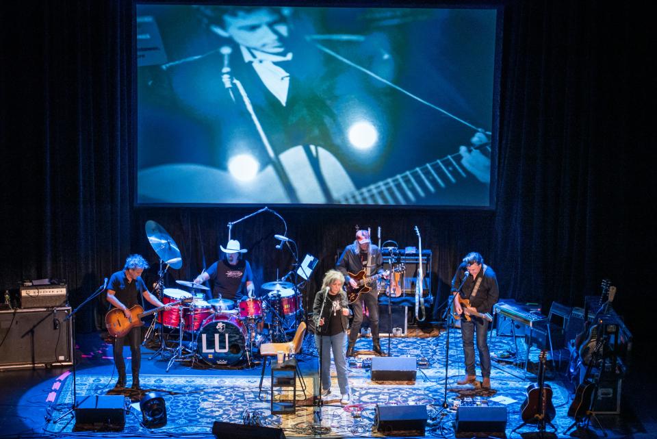 Lucinda Williams performs at the Pabst Theater in Milwaukee on Thursday, Oct. 12, 2023.