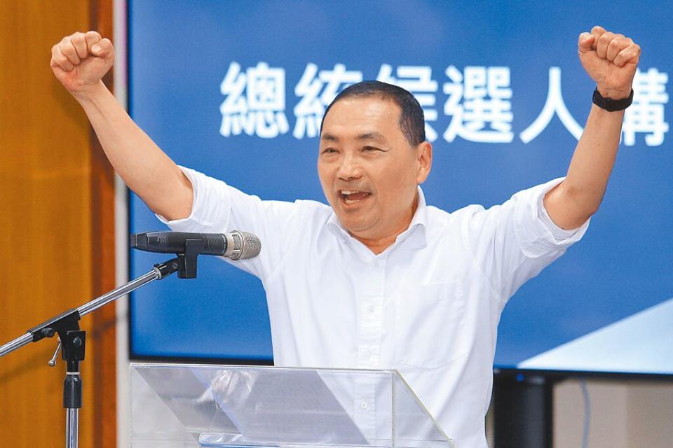 國民黨17日召開中常會，確定徵召新北市長侯友宜出馬角逐2024年總統寶座。圖／黃世麒