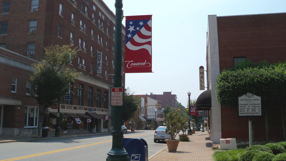 downtown Concord North Carolina