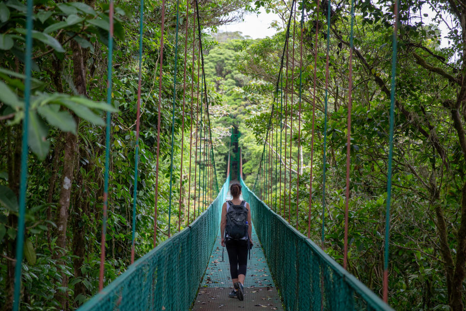 Costa Rica es uno de los mejores destinos para hacer turismo de aventura. Foto: Getty Images