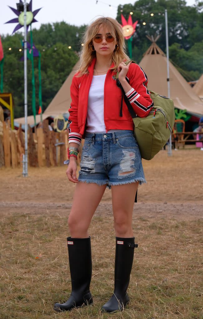 Suki Waterhouse at Glastonbury, 2017