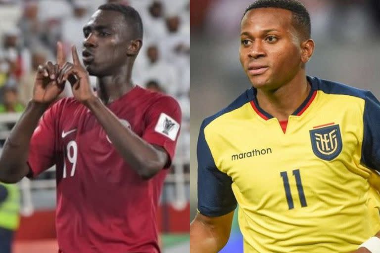Almoez Ali y Michael Estrada, figuras de Qatar y Ecuador, buscarán hacer historia con sus respectivas selecciones