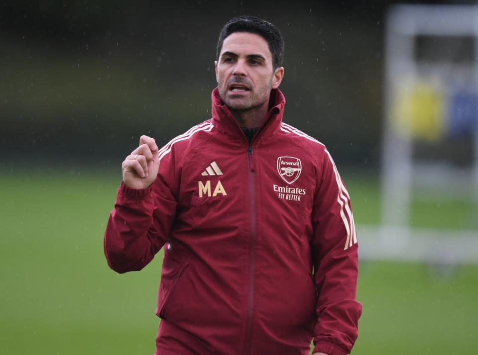 Mikel Arteta wants Arsenal to take the Carabao Cup seriously despite their loftier trophy ambitions this season (Arsenal FC via Getty Images)