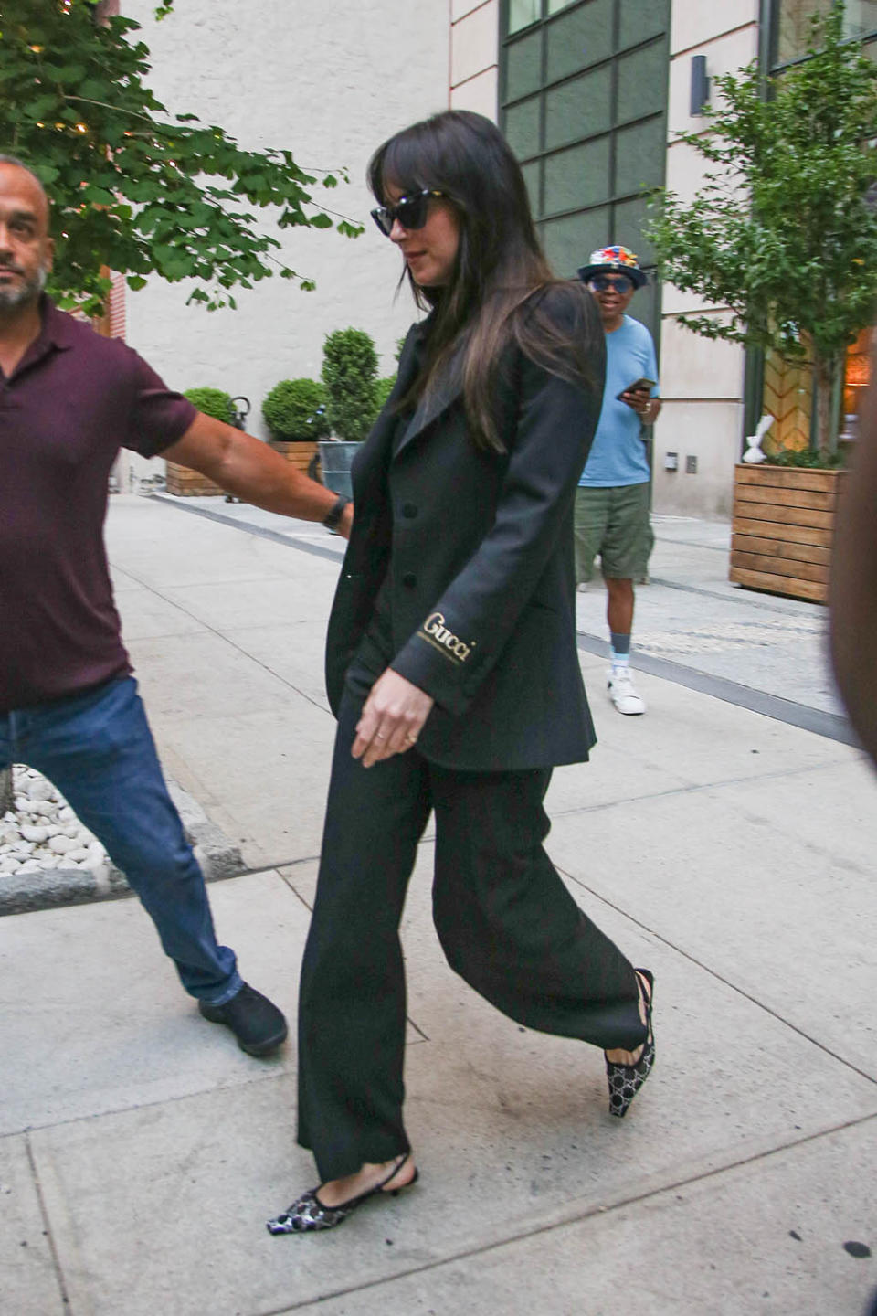 Dakota Johnson out in New York City on June 9, 2022. - Credit: SplashNews.com