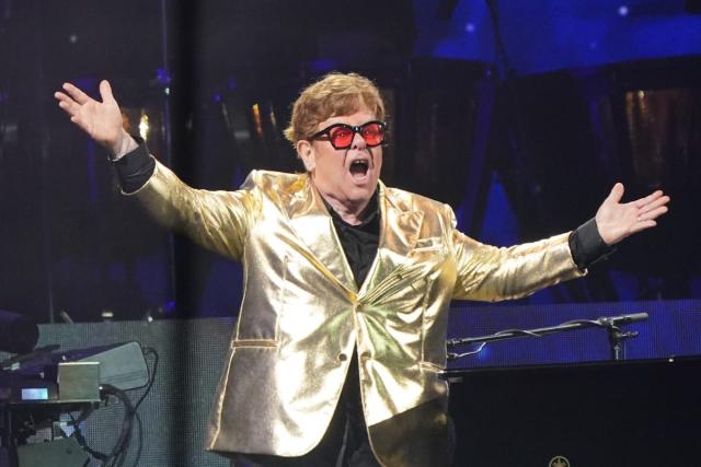 Queuing from 4am: Sir Elton John fans gear up for his Glastonbury  performance