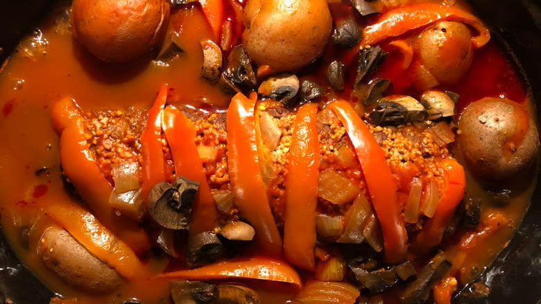 Meatloaf in a slow cooker