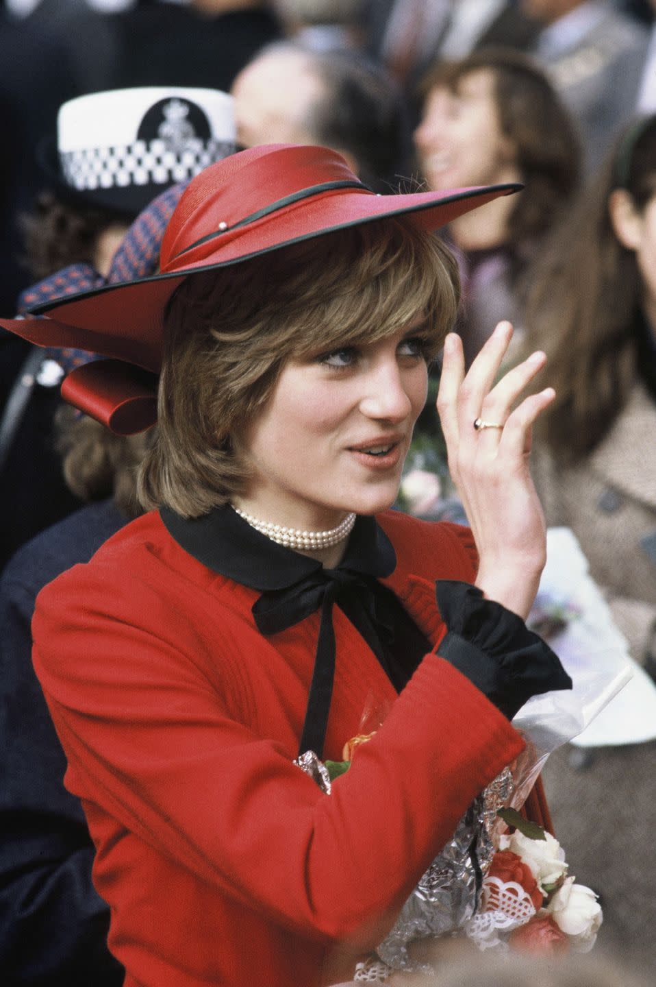Princess Diana wore hats with hidden combs in them.