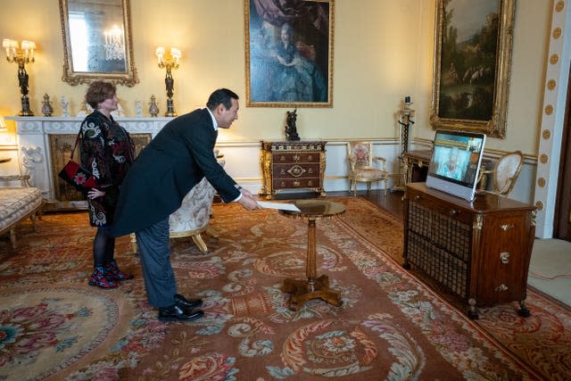 Audiences at Buckingham Palace