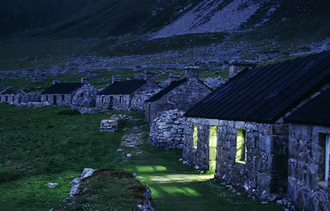 Empty cottages on St Kilda - Credit: GETTY