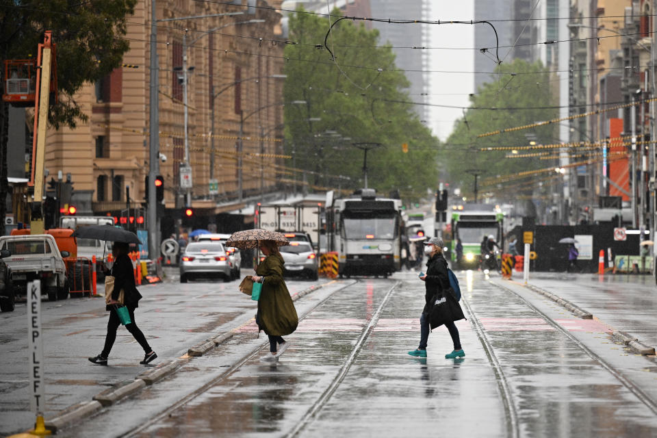 Victoria is set to see a huge downpour over the next 24 hours. Source: AAP