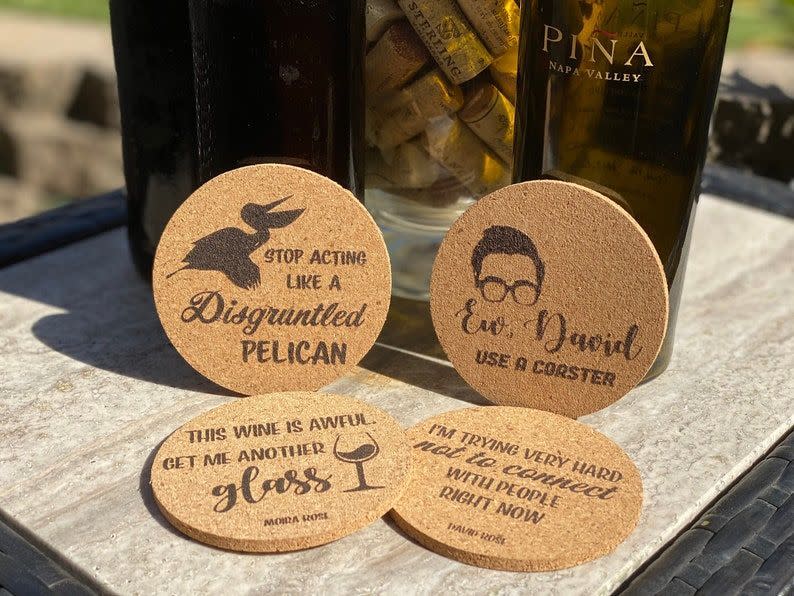 <i>Schitt's Creek</i> Cork Coasters