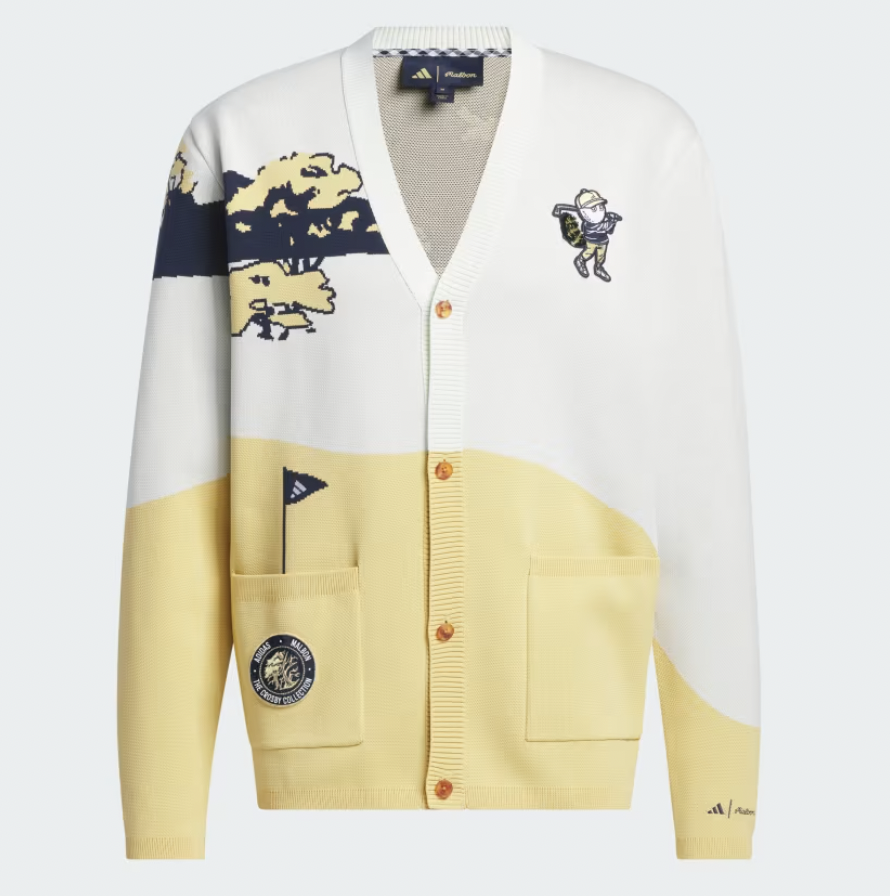 Adidas x Malbon Golf Cardigan - The Crosby Collection