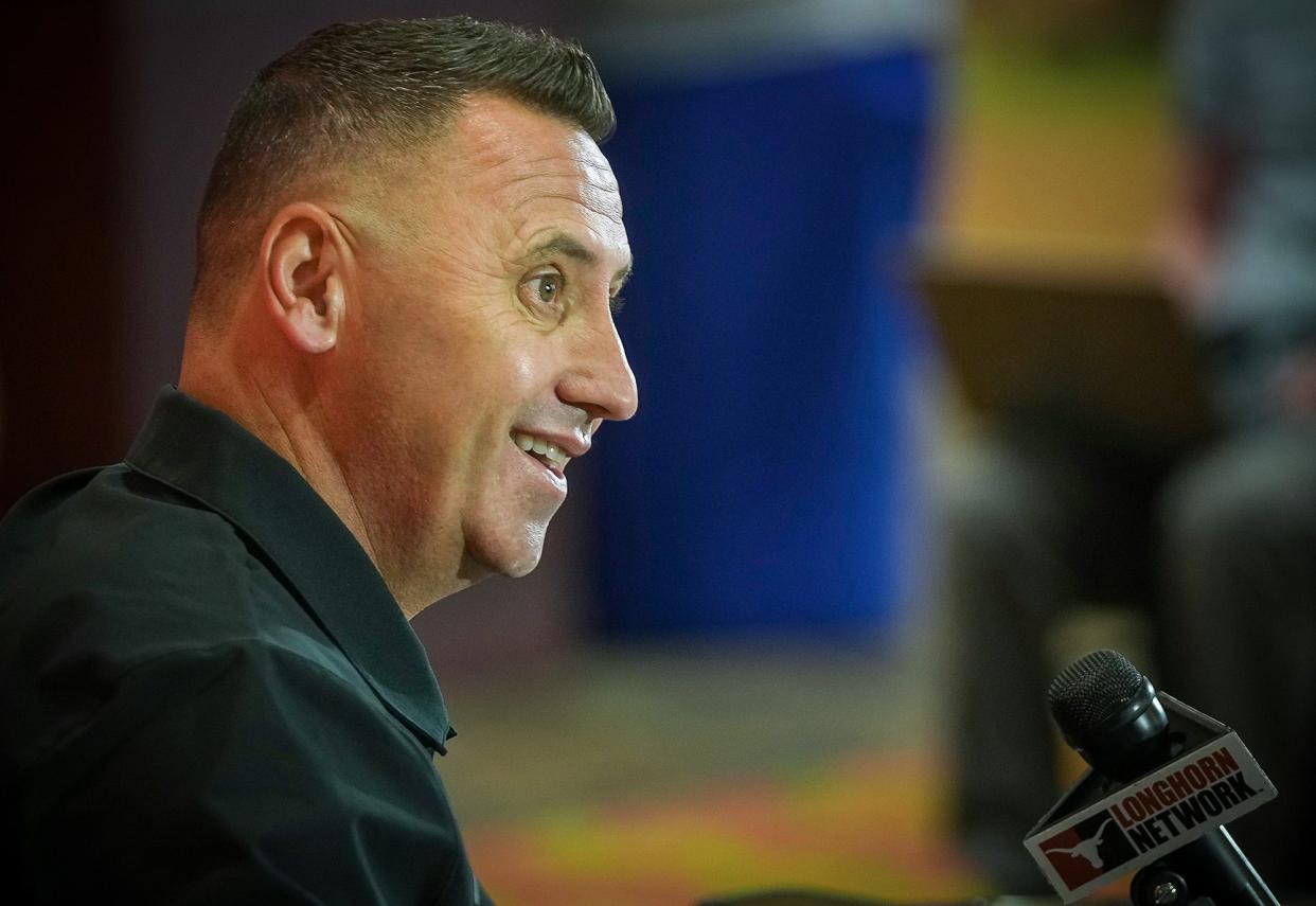 Texas head coach Steve Sarkisian said the five new defensive coaches he hired in 2021 began to flourish in 2022. "As we grew together, and as we started to develop the players that we had and then recruit the type of players that we wanted at positions, it all started growing together," he said Tuesday.