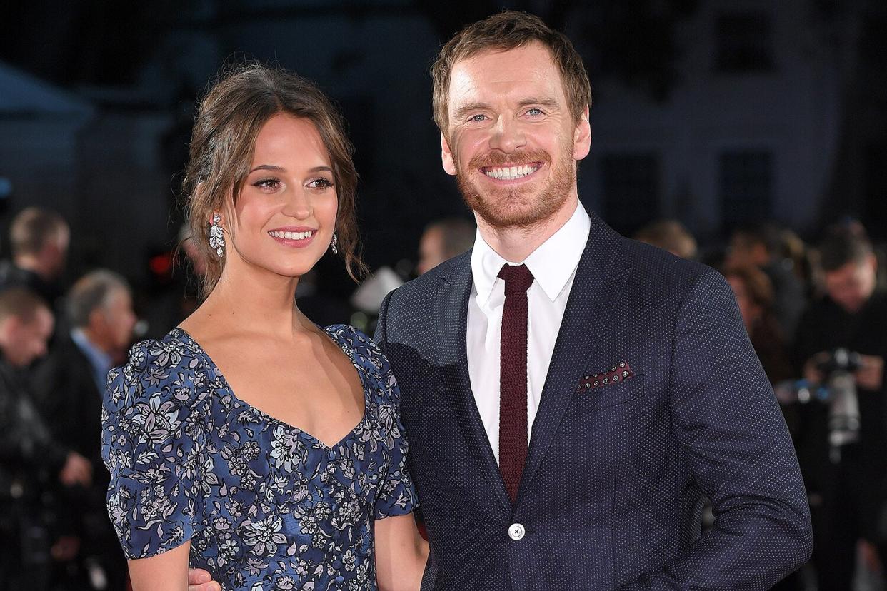 Alicia Vikander and Michael Fassbender