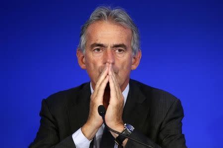 Air France CEO Frederic Gagey attends Air France-KLM 2014 First-Half results presentation in Paris July 25, 2014. REUTERS/Benoit Tessier