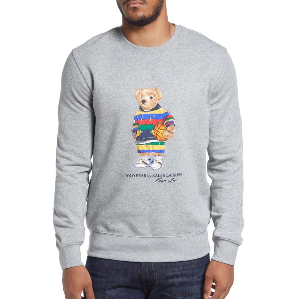 <p><a href="https://go.redirectingat.com?id=74968X1596630&url=https%3A%2F%2Fwww.nordstrom.com%2Fs%2Fmens-basketball-bear-graphic-crewneck-sweatshirt%2F7070118&sref=https%3A%2F%2Fwww.menshealth.com%2Ftechnology-gear%2Fg40992520%2Fbest-basketball-gifts%2F" rel="nofollow noopener" target="_blank" data-ylk="slk:Shop Now;elm:context_link;itc:0;sec:content-canvas" class="link ">Shop Now</a></p><p>Basketball Bear Graphic Crewneck Sweatshirt</p><p>nordstrom.com</p><p>$117.60</p>