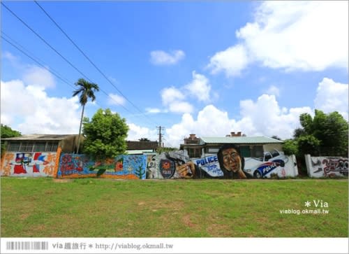 【台南警察新村】警察彩繪村～全台第一座以警察為主題的迷你彩繪村！