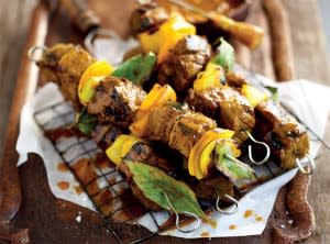 Lamb curry sosaties