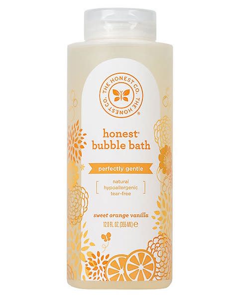 The Honest Company Gentle Sweet Orange Vanilla Bubble Bath 