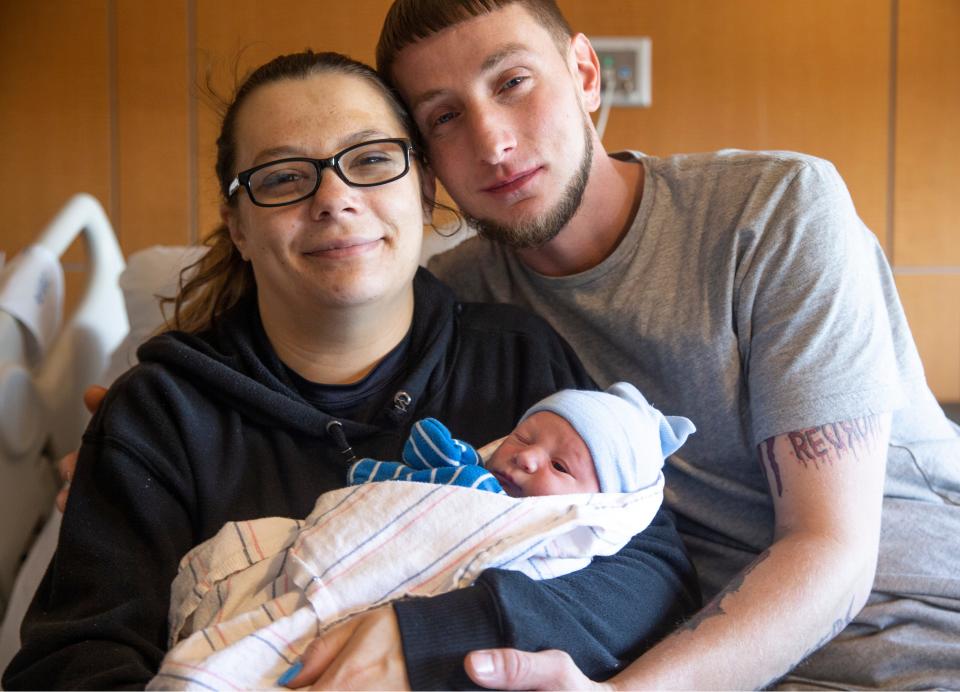 Lukas Ryan Murrin was born on Feb. 29, 2024, making him a leap day baby. He is shown in the maternity ward of Community Medical Center in Toms River with his parents Zoey McIlvain and Ryan Murrin of Brick.  
Toms River, NJ
Thursday, February 29, 2024