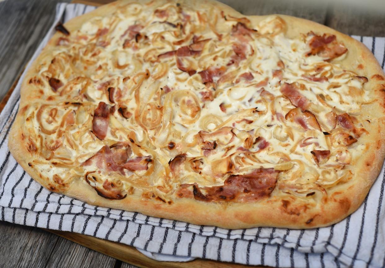 Homemade Flammkuchen