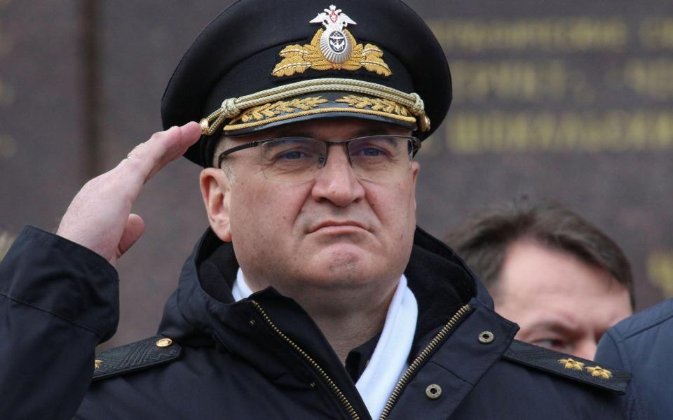 Commander of the Russian Black Sea Fleet Igor Osipov has also reportedly been suspended - REUTERS / Alamy Stock Photo 