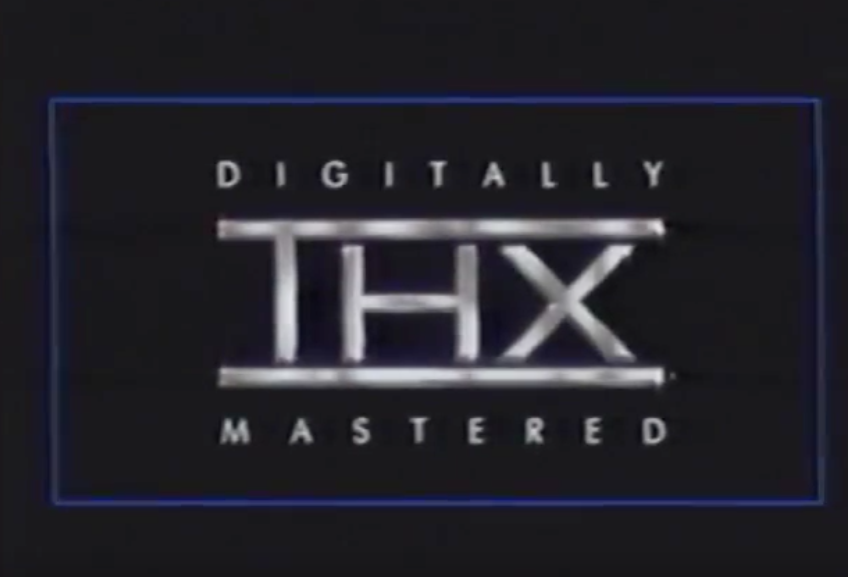 Logo that says "THX digitally mastered"