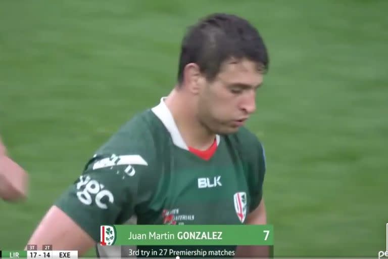 Juan Martín González, determinante en la victoria de London Irish