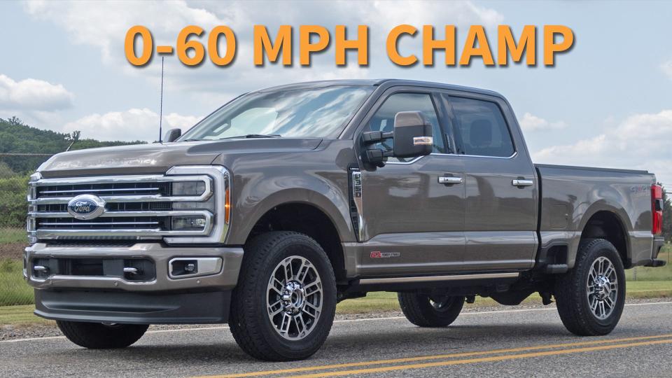 2023 Ford Super Duty With HO 6.7L Diesel Hits 60 MPH in 5.5 Seconds photo