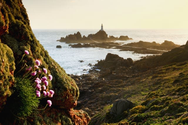 UK, Channel Islands, Jersey, lighthouse