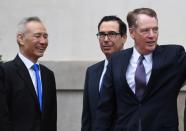 Chinese Vice Premier Liu He meets U.S. Treasury Secretary Mnuchin and U.S. Trade Representative Lighthizer for continued trade talks in Washington