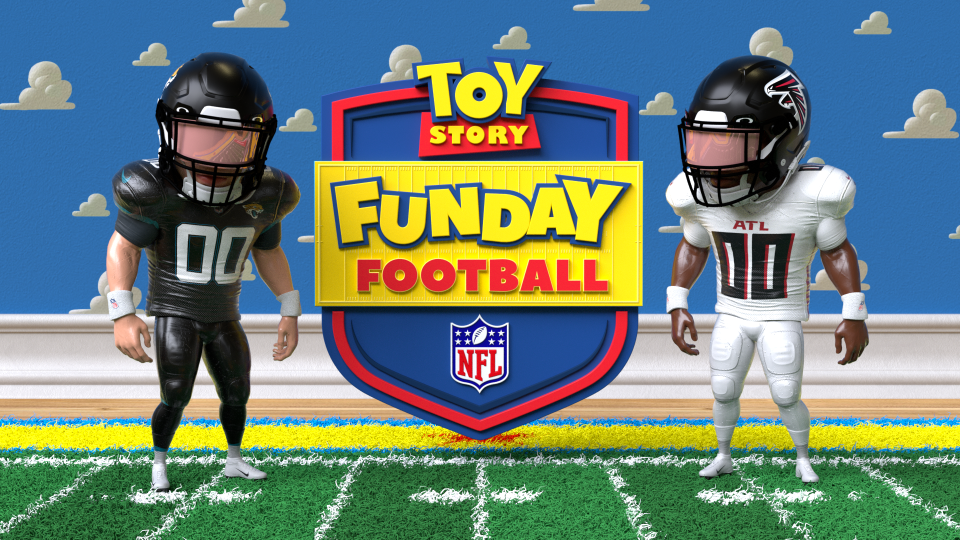 ESPN and Disney will air "Toy Story Funday Football" for the Week 4 matchup between the Atlanta Falcons and Jacksonville Jaguars.