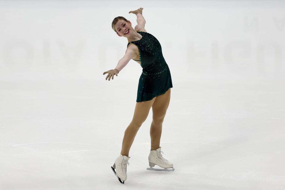 <p>After her first Olympic appearance, Gracie took a break from the sport to <a href="https://people.com/sports/gracie-gold-2018-healing-from-depression-eating-disorder-comeback/" rel="nofollow noopener" target="_blank" data-ylk="slk:enter treatment;elm:context_link;itc:0;sec:content-canvas" class="link ">enter treatment</a> for depression, anxiety, and an eating disorder. Thankfully, now in a better place, she's ready to make her return to the ice. In early 2022, she received a standing ovation for her emotional performance at the U.S. Figure Skating Championships. </p>