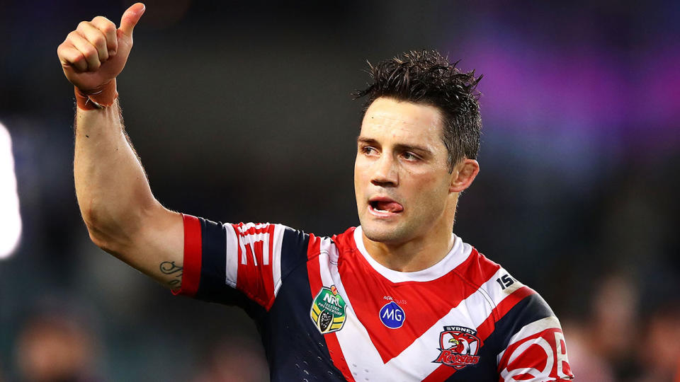 Cronk will become just the fourth man in Australian first-grade league history to reach the 350 game milestone. Pic: Getty