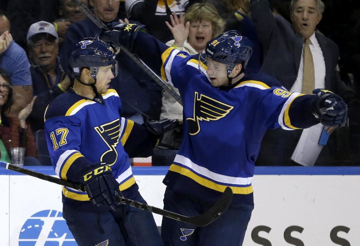 Blues' Tarasenko out against Blue Jackets because of illness