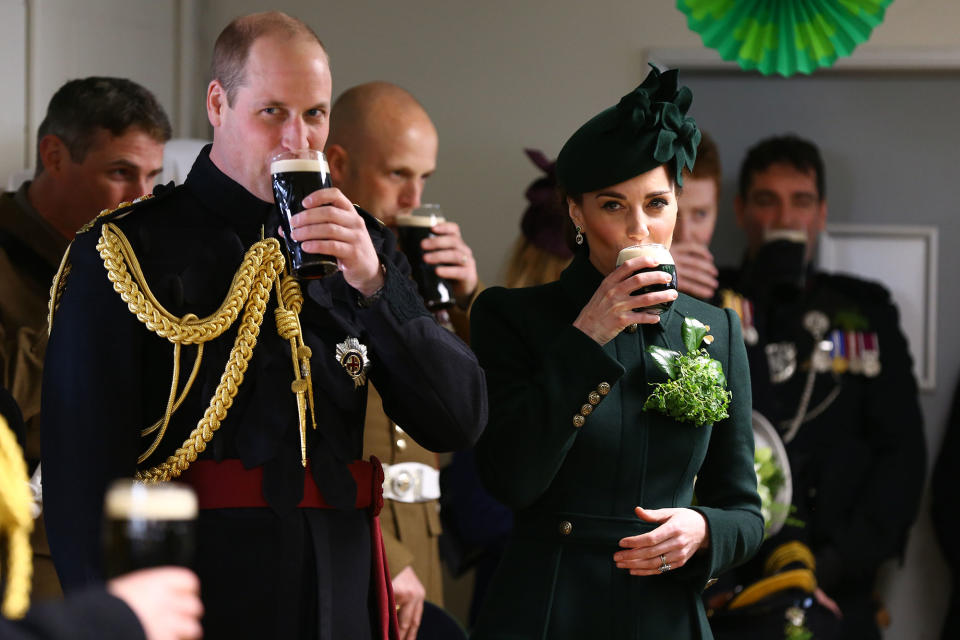 Kate Middleton and Prince William Attend St. Patricks Day 2019