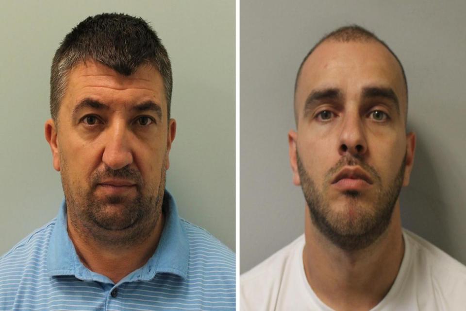 Jailed - Myrteza Hilaj and Kreshnik Kadena <i>(Image: National Crime Agency)</i>