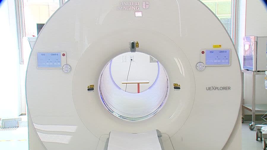 The total-body PET and CT scanner at BAMF Health on April 10, 2024.