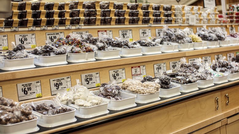 Candy aisle at Sprouts Farmers Market