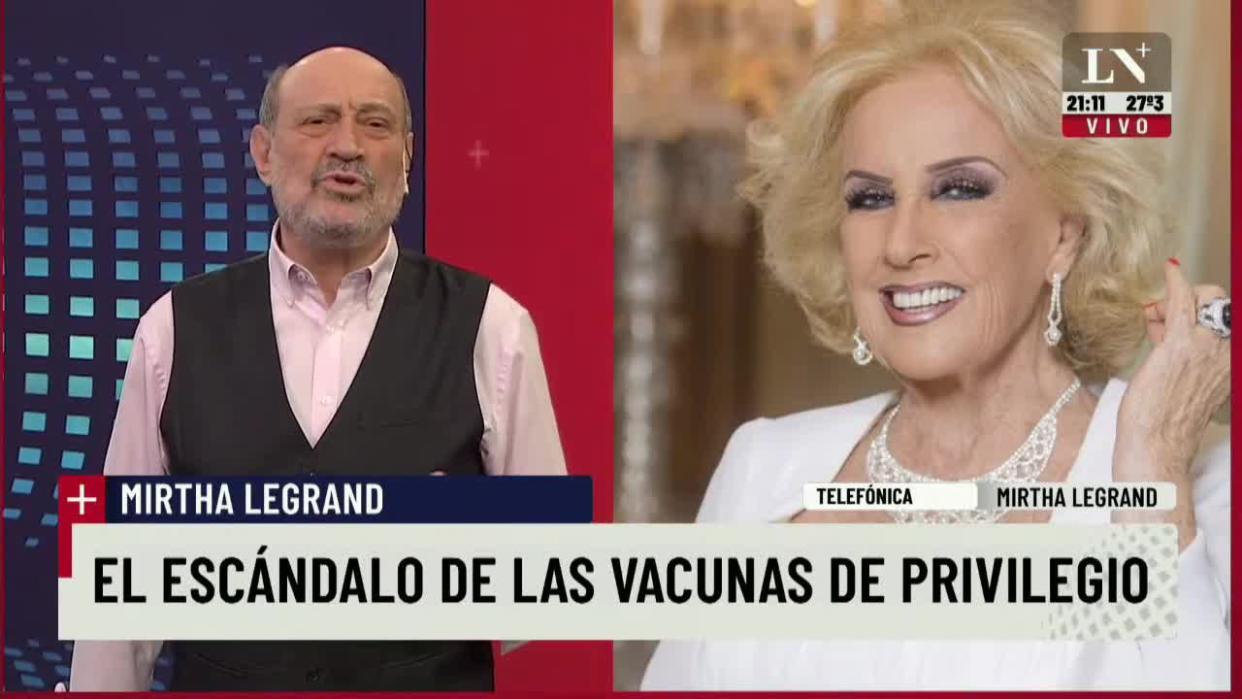 Entrevista a Mirtha Legrand en LN+