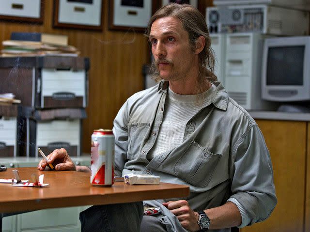 Michele K. Short/HBO Matthew McConaughey in season 1 as Rust Cohle