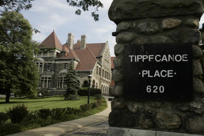 Tippecanoe Place restaurant, originally the Clement Studebaker mansion, in South Bend.Tribune photo