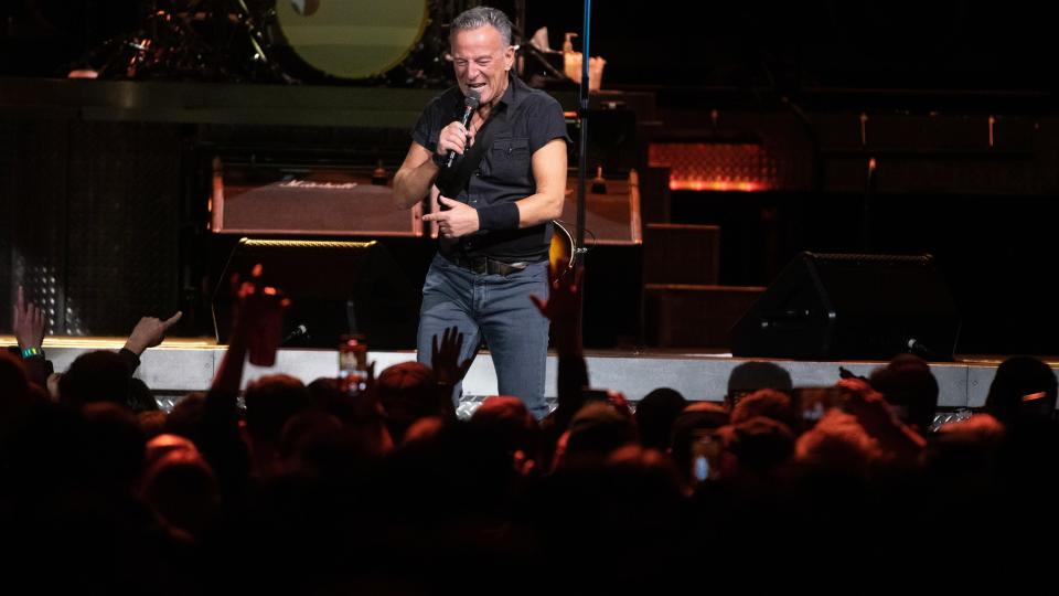 Bruce Springsteen and the E Street Band perform March 16 at the Wells Fargo Center in Philadelphia.