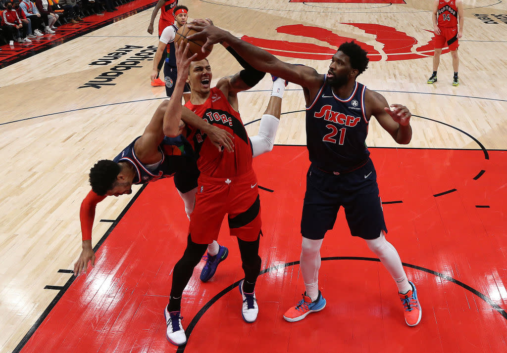 Wilson has made the most of his opportunity, fitting into the Raptors system seamlessly by using his length and speed to muck it up on the defensive end. (Getty) 