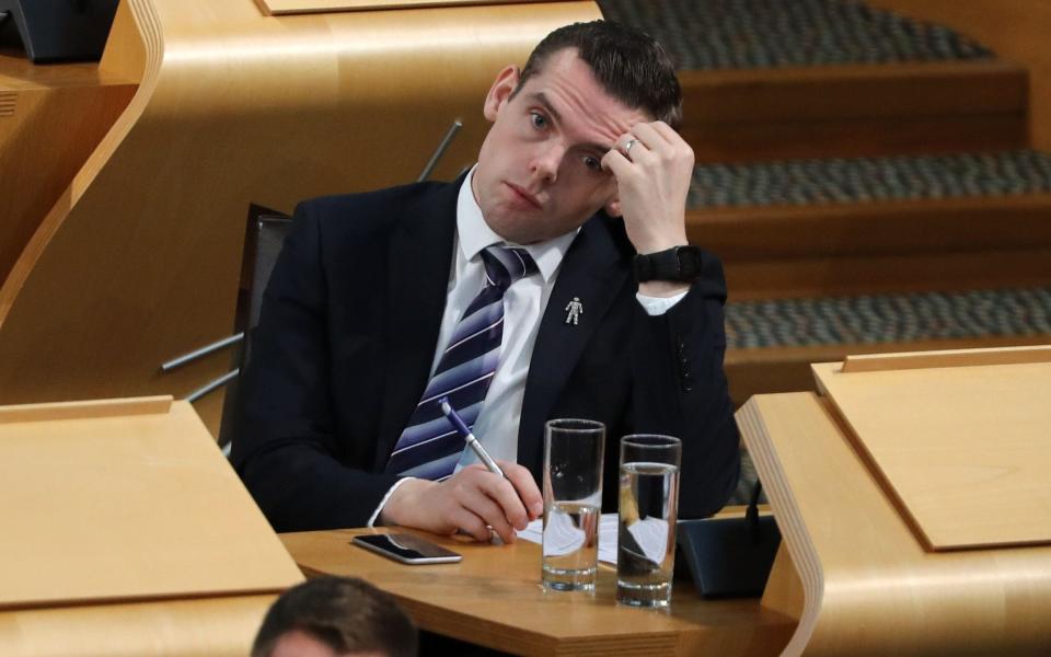 Scottish Conservative leader Douglas Ross has accused the Scottish Government of "shifting answers" - PA
