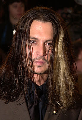 Johnny Depp at the Hollywood premiere of New Line's Blow