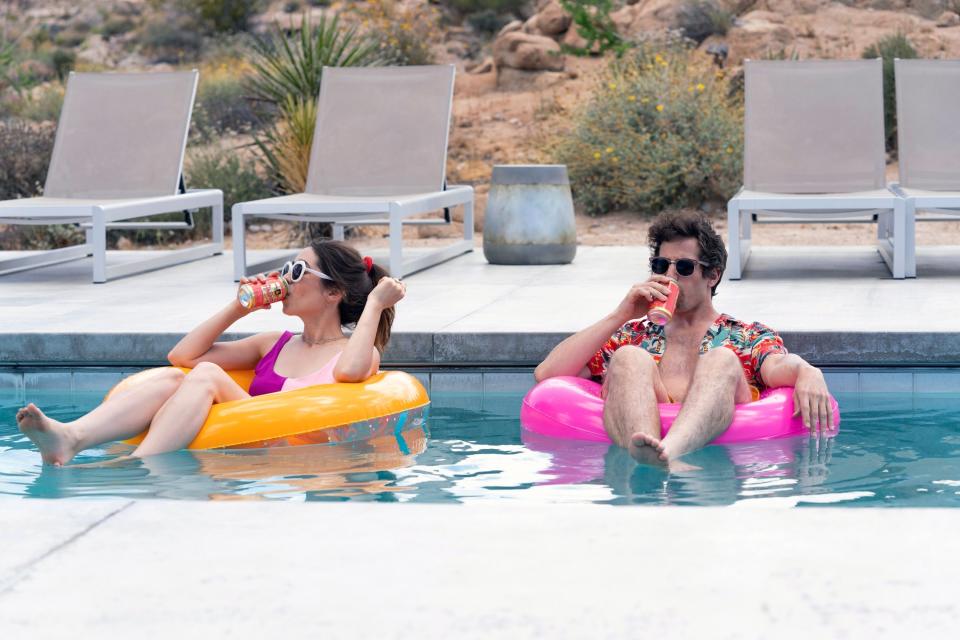 Cristin Milioti and Andy Samberg in Palm Springs