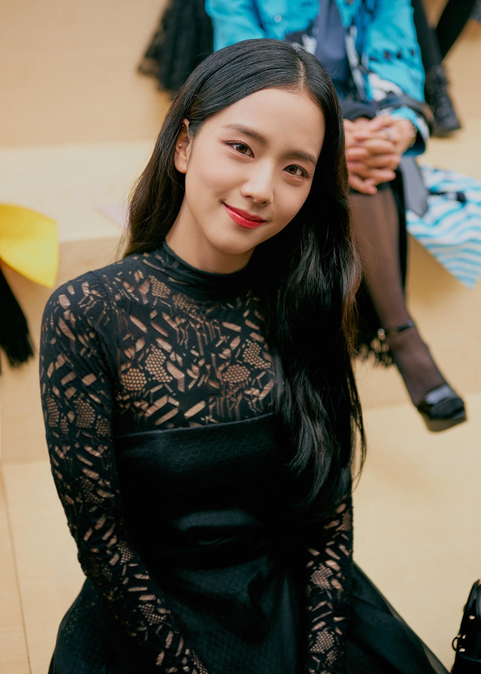 Jisoo at the Dior show in Seoul. - Credit: EunBi Youn/WWD