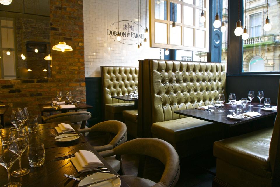 The chic dining area at Dobson and Parnell. [Photo: Dobson and Parnell]